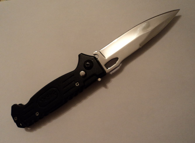 Нож чёрный Чувашия